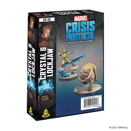 Marvel Crisis Protocol: Crystal and Lockjaw - Atomic Mass Games - FashionsVida