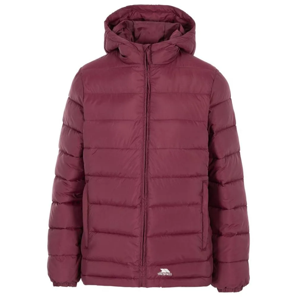 Women's Elegant Jacket in Maroon Size: Large - Maroon - Size: L - Trespass - FashionsVida