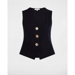 Camiseta de mujer con escote pico