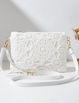 Bolso de mujer de cuero artificial de moda nuevo, bolso de cuadrícula, bolso de hombro, bolso cruzado, bolso de mano, bolso pequeño