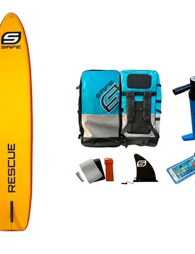 Ensemble De Paddle Surf Gonflable Trilogy Rescue 10´6´´ Yellow / Red 320 cm unisex