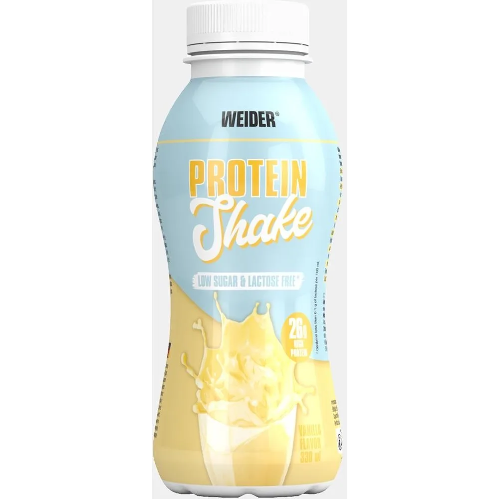 Batido de suero de leche sin lactosa, PROTEIN SHAKE VAINILLA 330ML de - Weider - FashionsVida
