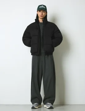 Blouson Bouffant Technique Xs Noir - Bershka - FashionsVida