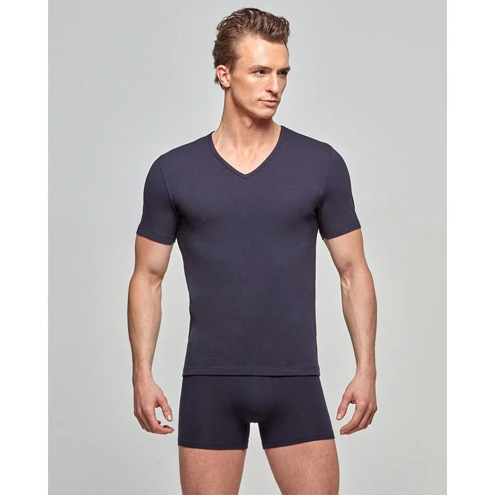Camiseta interior de hombre de manga corta de algodón orgánico - Impetus - FashionsVida