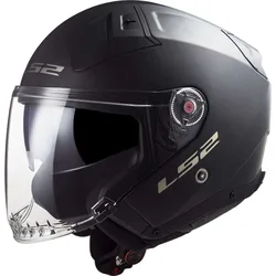 Casco Moto Jet OF603 INFINITY 2 Solid Nero Opaco taglia XL