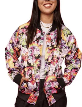 Blouson Aviateur Bisounours Comme Des Monstres De Universal Multicolor 3XL unisex