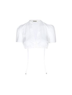 Blusa Dirndl blanco 40