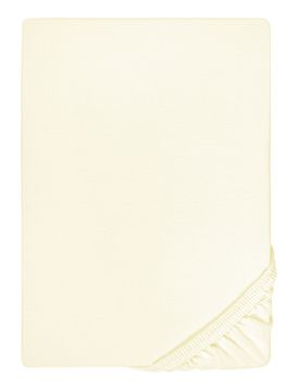 Jersey-Elastic-Boxspring-Spannbetttuch perlmutt, 1x 140x200 cm - 160x220 cm
