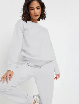 Women's Petite Sweatshirt in Grey Size: 8 - Grey - Size: 8 - PixieGirl - FashionsVida