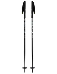 Bâtons de ski - Furtis Black/White - Taille 110 cm - Noir