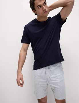 Cotton Rich Pyjama Set Navy Mix male - M&S - FashionsVida