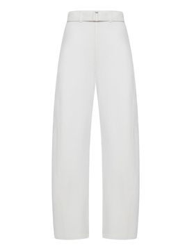 Pantaloni in denim pesante candeggiati