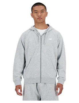 Sweat-shirt à Zip Sport Essentials Logo French Terry Athletic Grey M - New Balance - FashionsVida