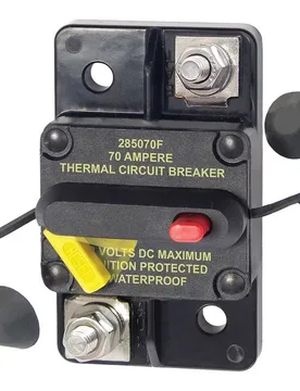 Surface Mount Circuit Breaker Black 70A unisex - Blue Sea Systems - FashionsVida
