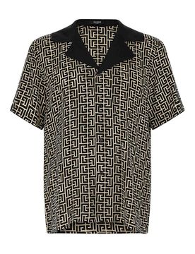 Balmain Camicia con monogramma