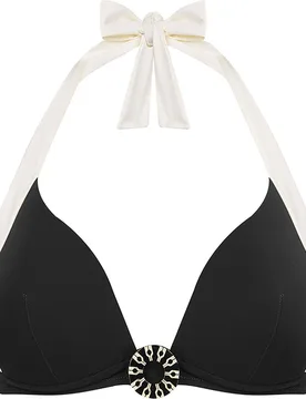 Top de bikini push-up de la colección pasarela atado al cuello y la espalda - Dolores Cortés - FashionsVida