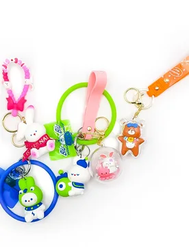 Easter colorful rabbit, ocean rabbit, spherical bear keychain set, daily gifts, holiday gift bags, pendants, multi-scene decorat - Aliexpress - FashionsVida
