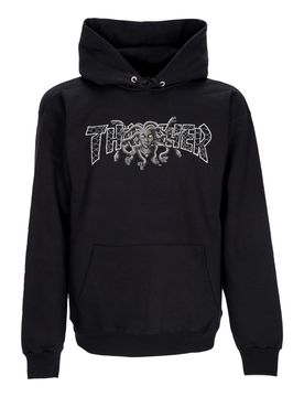 Felpa Cappuccio Uomo Medusa Hoodie Black