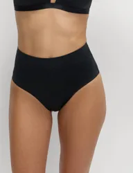 Sculpt High Waisted Bikini Bottoms Black female