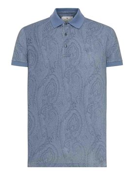Polo In Cotone Con Fantasia Arnica