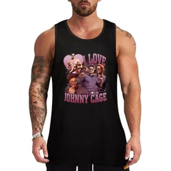 I Love Johnny Cage Tank Top Everyday Basic Tank Top Comfort Cotton Undershirt