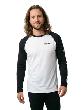 Rash Guard Manches Longues Bolt Quickdry Black / White 2XL - Mystic - FashionsVida