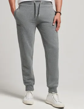 Superdry Herren Jogginghose mit Vintage-logo-stickerei und Schmaler Passform Grau - Größe: S - 79.99 - FashionsVida