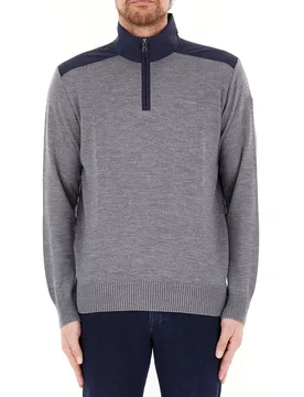 Maglione mezza zip GRIGIO 3XL - Paul & Shark - FashionsVida