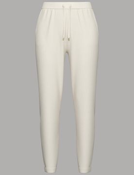 Joggers Donna in Felpa Cotone con Coulisse Regolabile