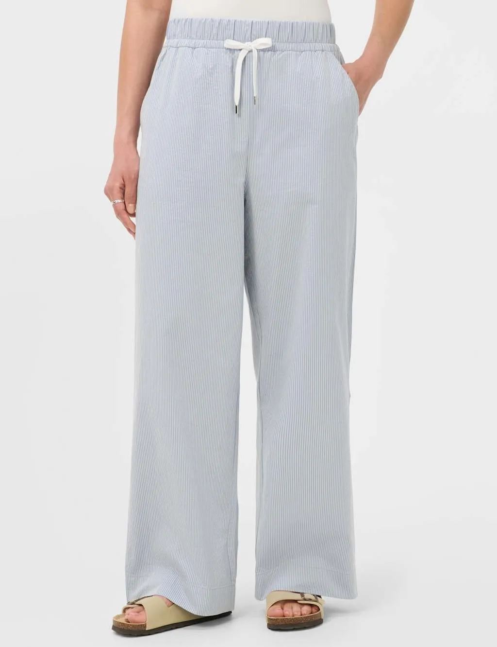Summer Stripe Regular Trouser Light Blue female - Sweaty betty - FashionsVida