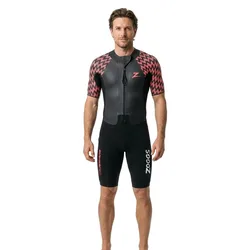 Rusher Pro Short Sleeve Shorty Black / Red ML Men