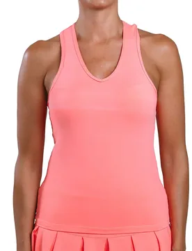 Florence Sleeveless T-shirt Coral Light M - Belenberbel - FashionsVida