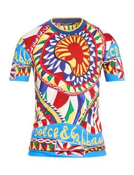 Dolce&Gabbana Camiseta Hombre Rojo 44 Hombre