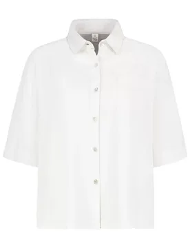 Damen, Bluse kurzarm female