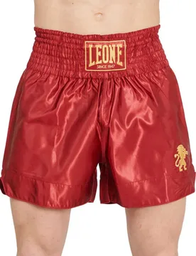 Shorts De Boxe Thaï Basic 2 Bordeaux L - Leone1947 - FashionsVida
