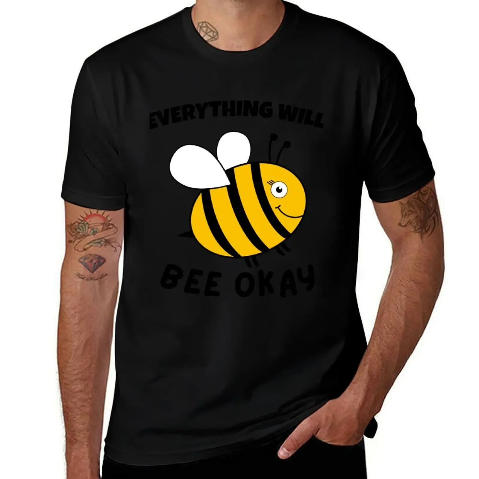 Bee Everything Okay Will T-Shirt Basic Casual Wear Short Sleeve Top - Aliexpress - FashionsVida