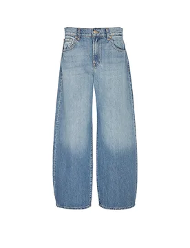 Jeans Balloon Fit BONNIE CURVILINEAR bleu clair 29 - 7 for all mankind - FashionsVida
