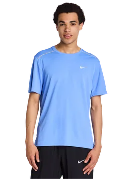 Miler Men T-Shirts - Blue - Size S - Poly Jersey - Blue - Size: Small - Nike - FashionsVida