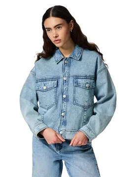 Giacca Di Jeans Elma Light Blue Denim L