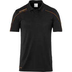 Polo à Manches Courtes Stream 22 Black / Fluo Orange S