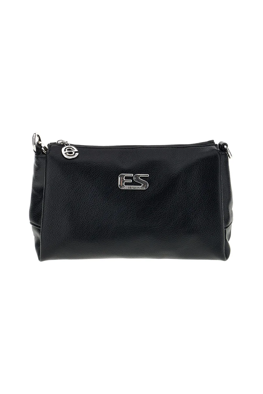 Borsa nera a tracolla compatta PU1461 - EMMA SPAGNESI - FashionsVida