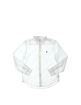 Camicia maniche lunghe POLO BOYS BIANCO S