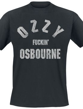 T-Shirt - Ozzy Fuckin' Osbourne - S bis 5XL - für Männer - Größe 4XL - schwarz - Lizenziertes Merchandise! - Männer - male