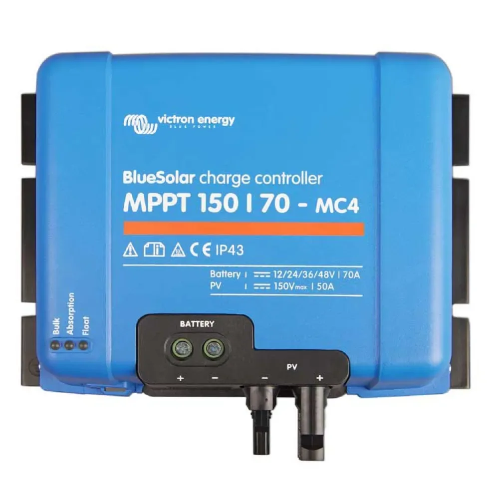 Blue Solar Mppt 150/70-mc4 Regulator Blue / Black One Size unisex - Victron energy - FashionsVida