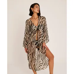 Caftan de mujer, lurex caftan largo, colección oberon