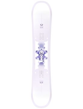 All-Mountain Snowboard Lotus 2026 für Damen aus Wolle Größe 142 cm Weiß