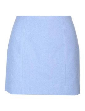 Mini gonna in tweed allungabile