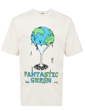 MSGM T-shirt e Polo Ghiaccio - Msgm - FashionsVida