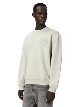 Allsaints Felpa Snarl Sea Green M