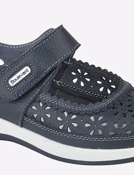 Madison Shoes Womens - Navy - Size Uk 9 - Boulevard - FashionsVida